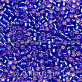 Бисер DB-47 Miyuki Delica Beads 11/0 (блестящий, сине-фиолетовый)